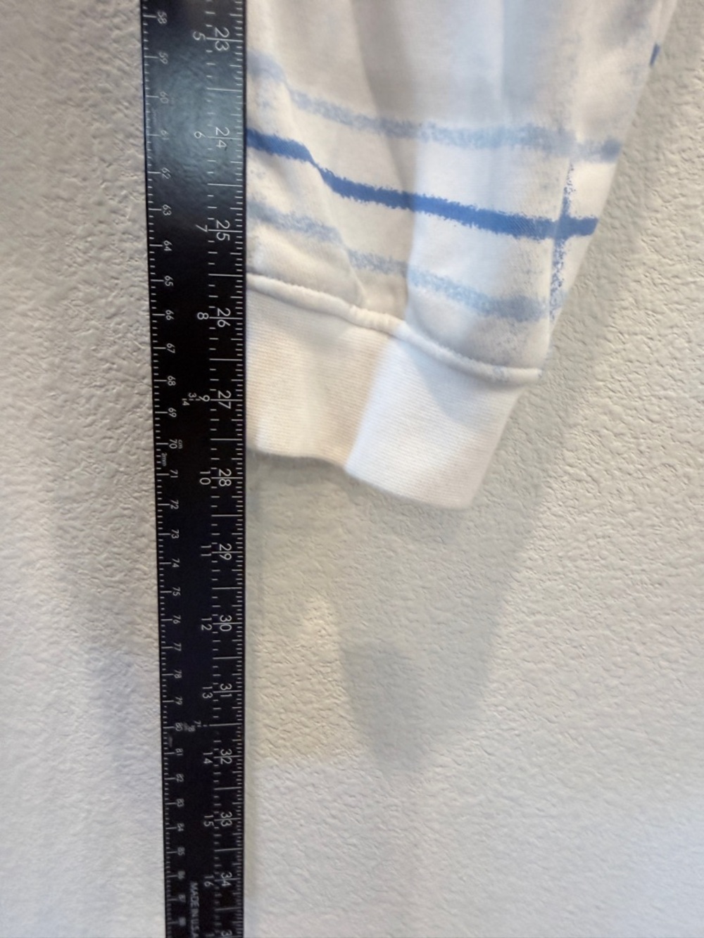 Air Jordan Sweatpants Joggers Men's M Holiday Plaid FV7462-100 White Blue - Picture 11 of 13